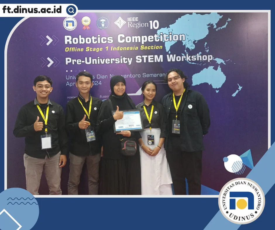 "Next In" Lolos menuju Tahap II Kompetisi Robotika IEEE R10 2024